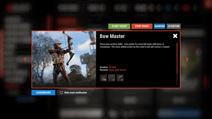 MultiEvents (Pack 2) - Plugin sold separately. Bundle available. 1 Rust MultiEvents (Pack 2) - Plugin sold separately. Bundle available. All Products