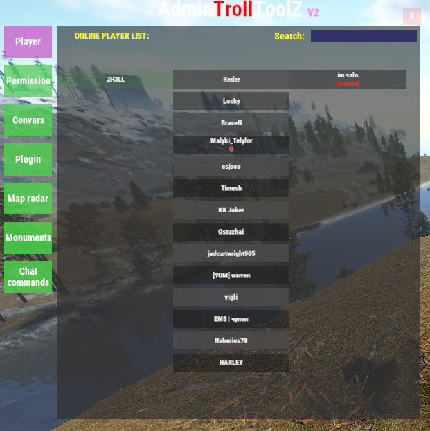 Rust Admin Troll Tool Z All Products