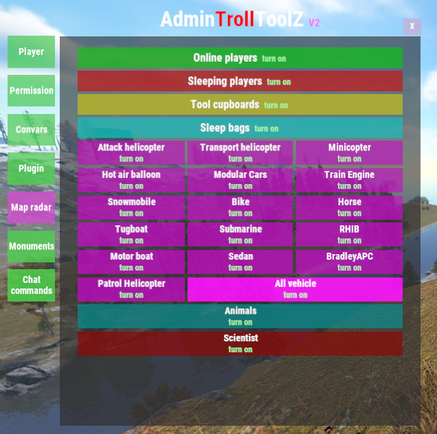 Rust Admin Troll Tool Z All Products