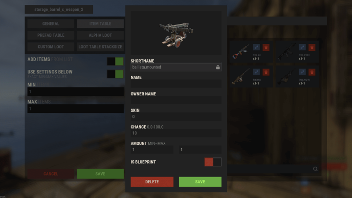 Rust Loot Manager All Products