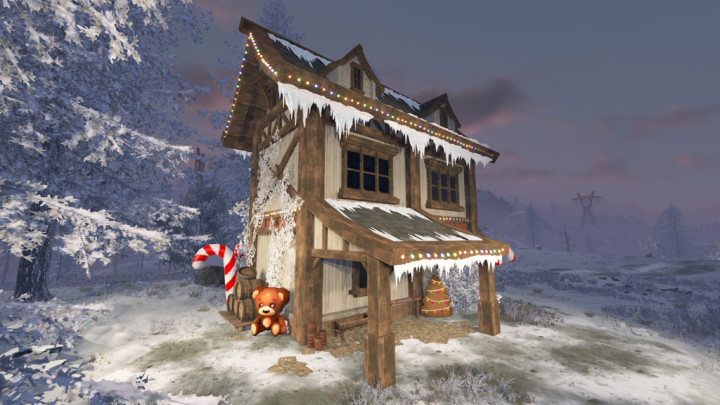 Rust Half-Timbered Home Prefabs