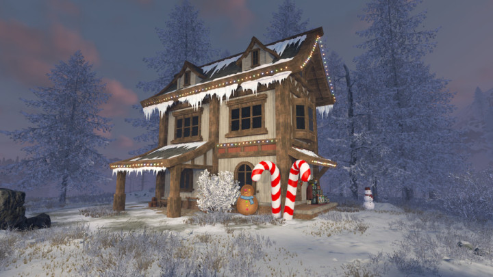 Rust Half-Timbered Home Prefabs