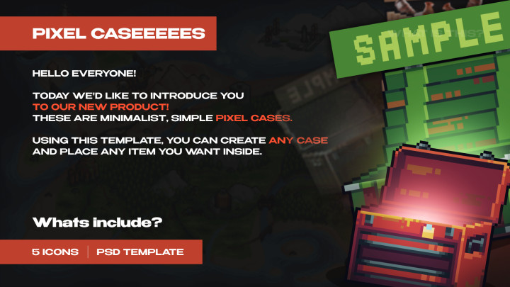 PIXEL CASES / PSD 2 Rust PIXEL CASES / PSD All Products