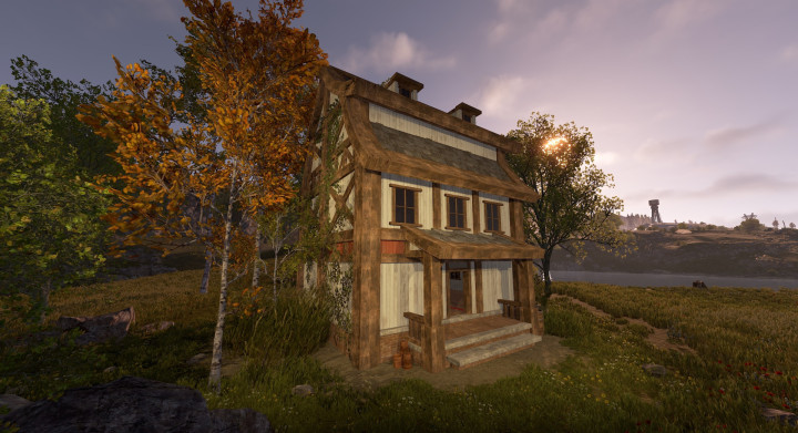 Rust Half-Timbered Home V2 Prefabs