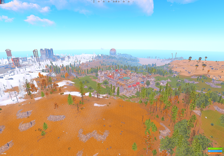 Rust Small Map With Launch All Products