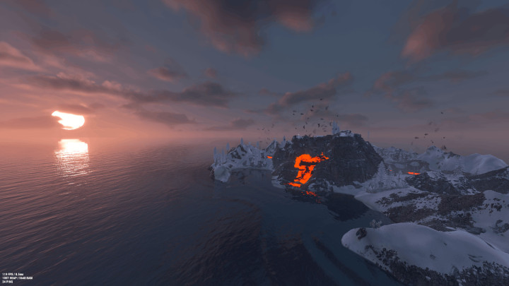 Rust Volcano Island 🌋 Prefabs