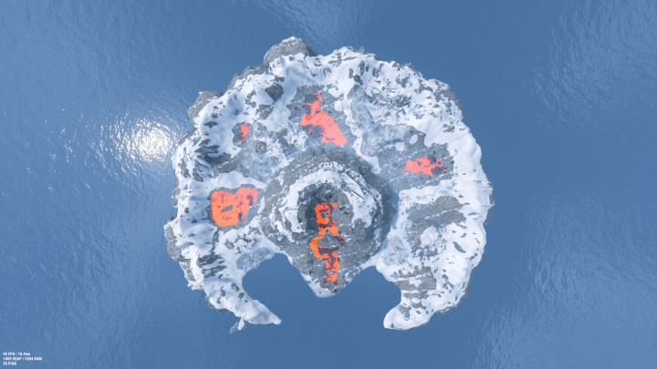 Rust Volcano Island 🌋 Prefabs