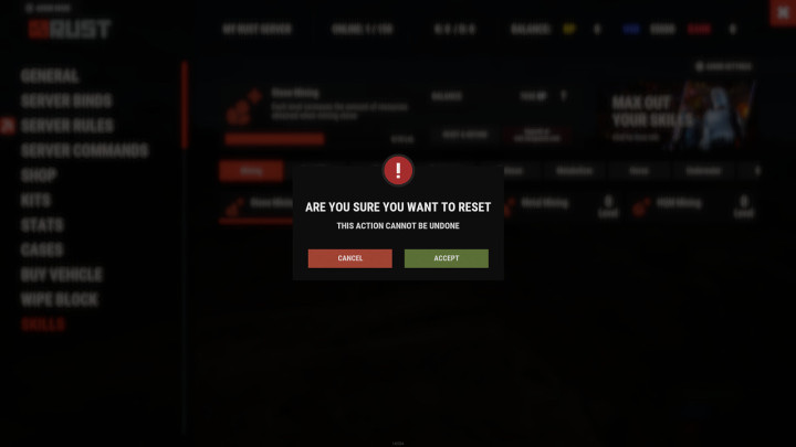 Rust Skills All Products