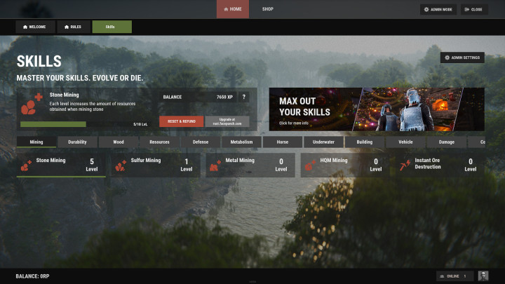 Rust Skills All Products