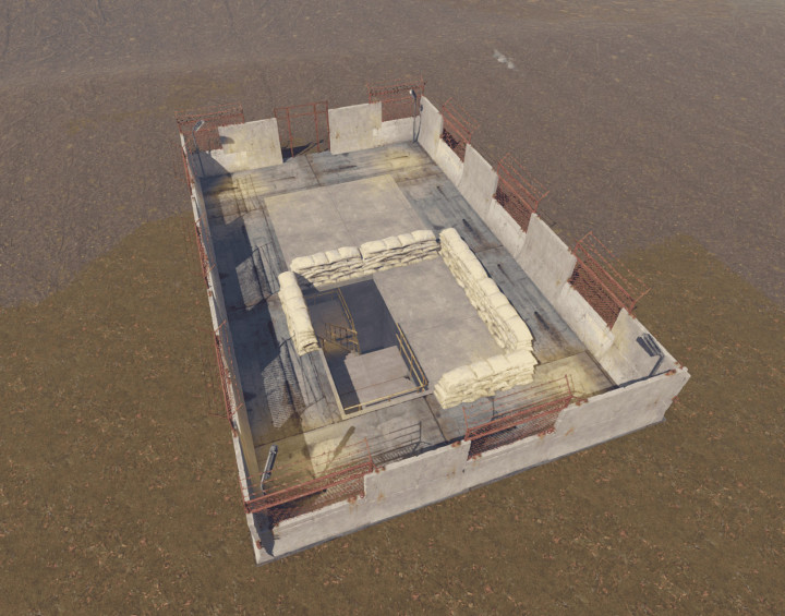 Rust Buildable Cave Base Vault Prefab Prefabs