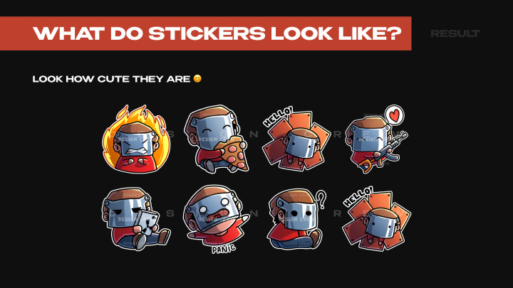 Rust RUST STICKERS/EMOJIS All Products