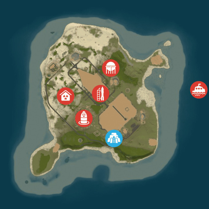 Rust One Grid Launch Site 1400K Custom Map All Products