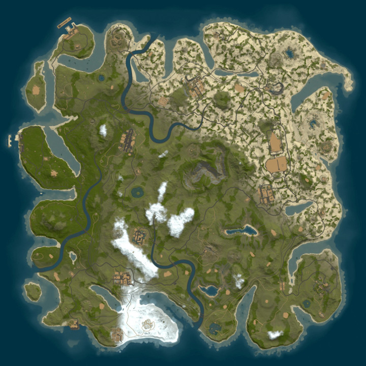 Rust Volcano Island 4500K Custom Map All Products