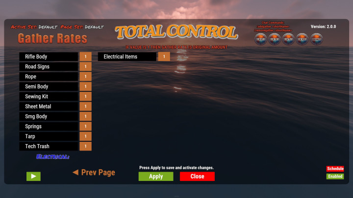 Rust Total Control All Products