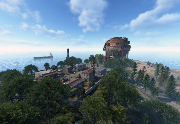 Rust Volcano Island One Grid 1650K Custom Map All Products