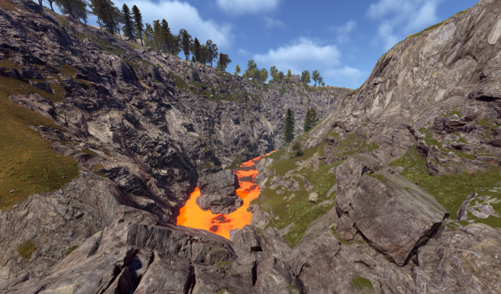 Rust Volcano Island One Grid 1650K Custom Map All Products