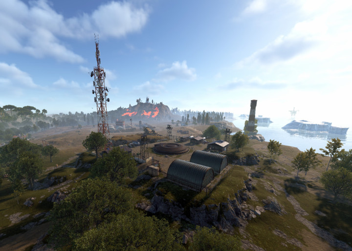 Rust Volcano Island One Grid 1650K Custom Map All Products