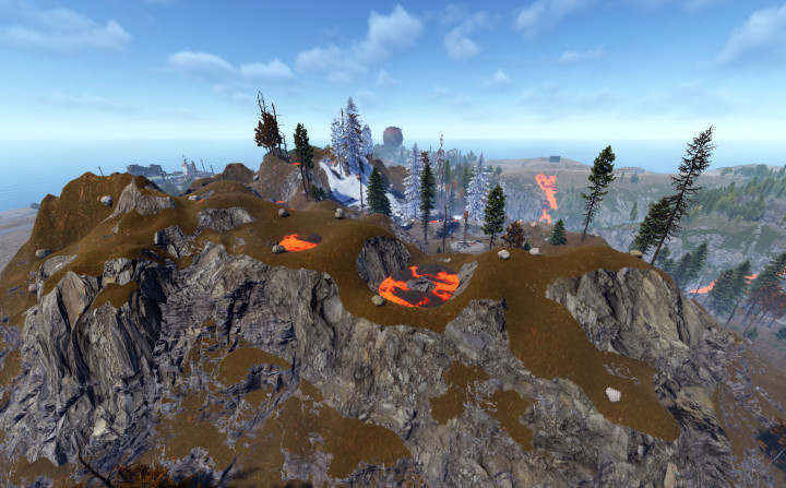 Rust Volcano Island One Grid 1650K Custom Map All Products