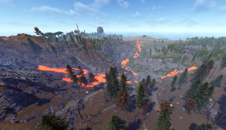 Rust Volcano Island One Grid 1650K Custom Map All Products