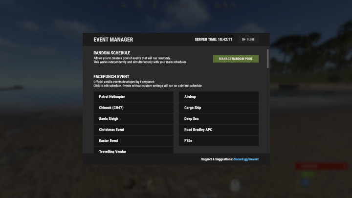 Rust Events Manager All Products