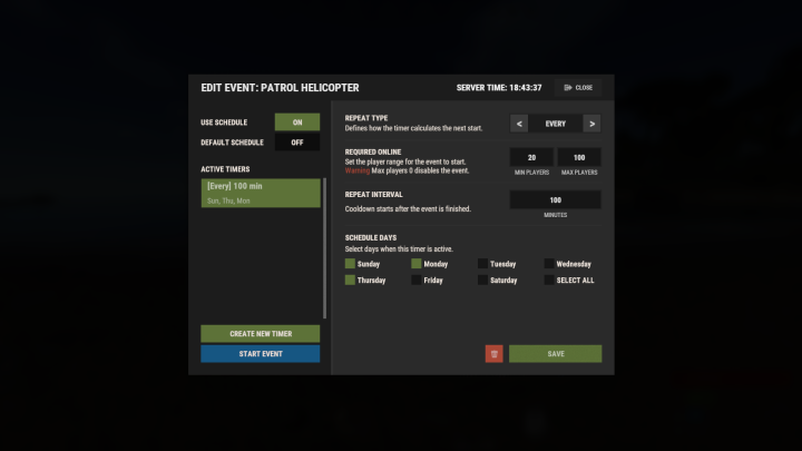Rust Events Manager All Products