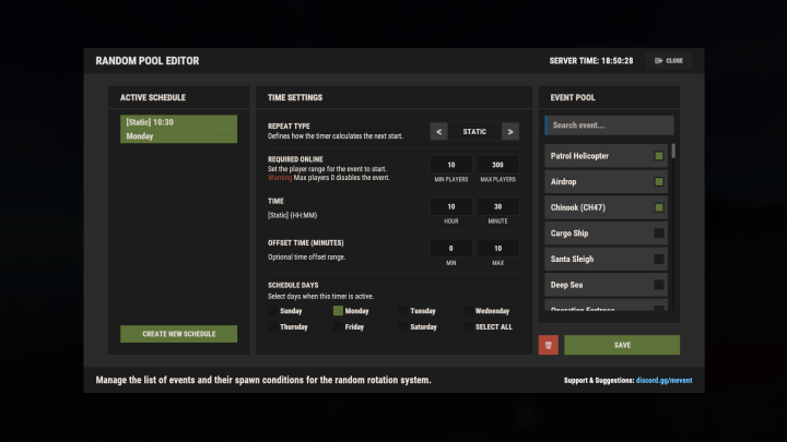 Rust Events Manager All Products