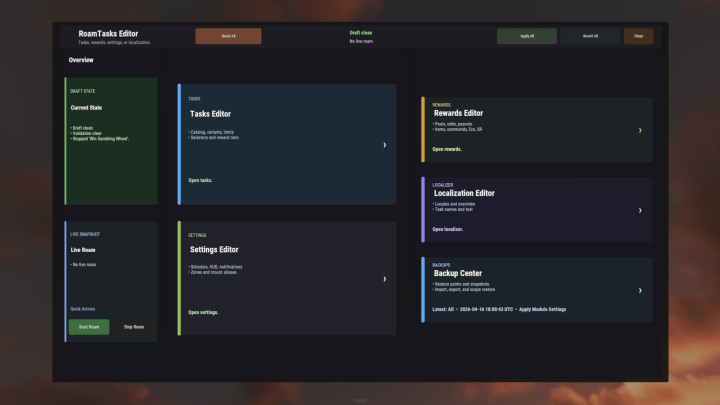 Rust RoamTasks All Products