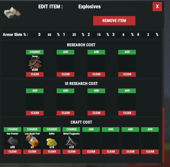 Research & Craft System 15 Rust Research & Craft System All Products