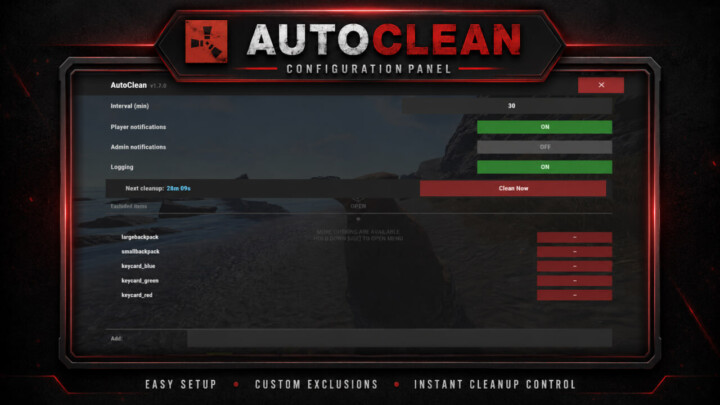 Rust AutoClean All Products