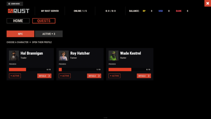 Rust Ultimate Quests All Products