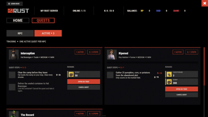 Rust Ultimate Quests All Products