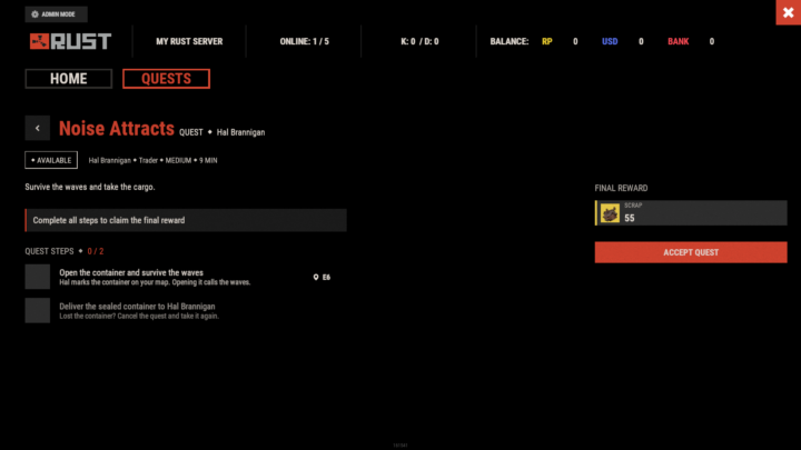 Rust Ultimate Quests All Products