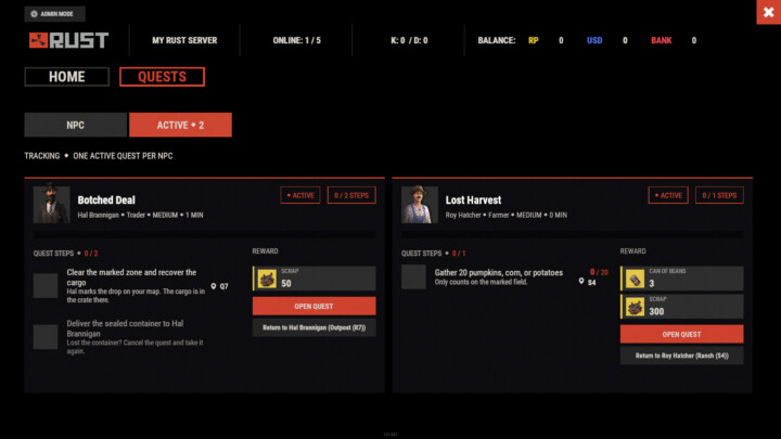 Rust Ultimate Quests All Products