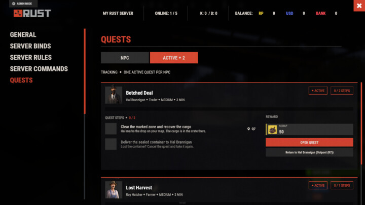 Rust Ultimate Quests All Products