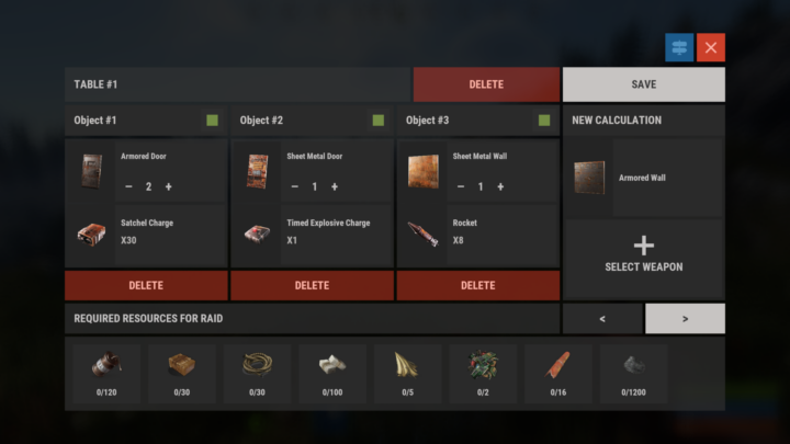 Raid Calculator 2 Rust Raid Calculator All Products