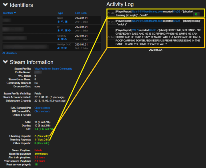 Advanced BattleMetrics RCON For Rust - Lone Design
