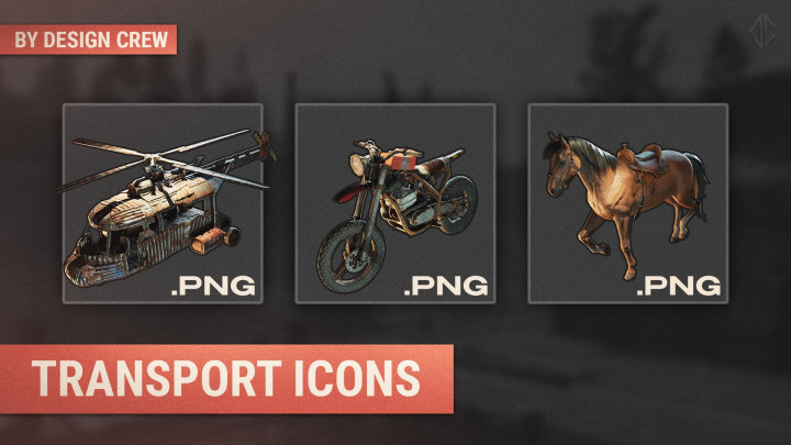 TRANSPORT ICONS / PNG 3 Rust TRANSPORT ICONS / PNG All Products