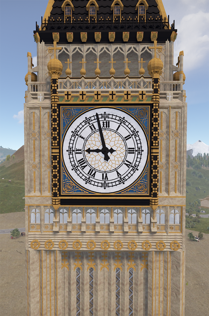 Rust Elizabeth Tower (Big-Ben) 1.0.0 Prefabs