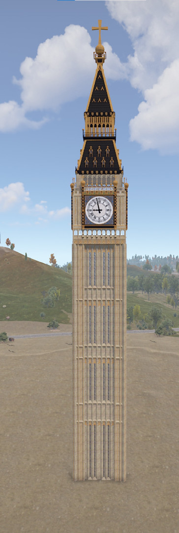 Rust Elizabeth Tower (Big-Ben) 1.0.0 Prefabs